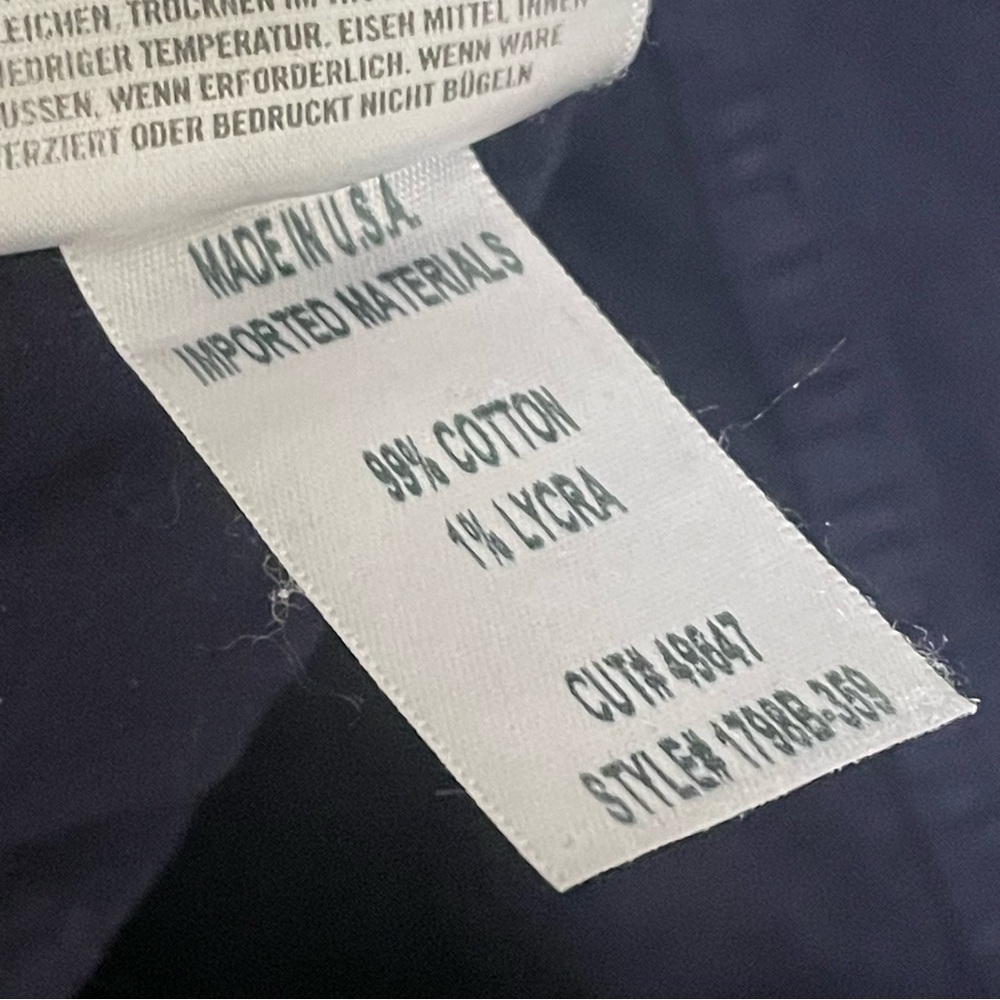 Citizens of Humanity Georgia High Rise Bootcut Flared Corduroy Navy Pants Sz 29 - Picture 10 of 12